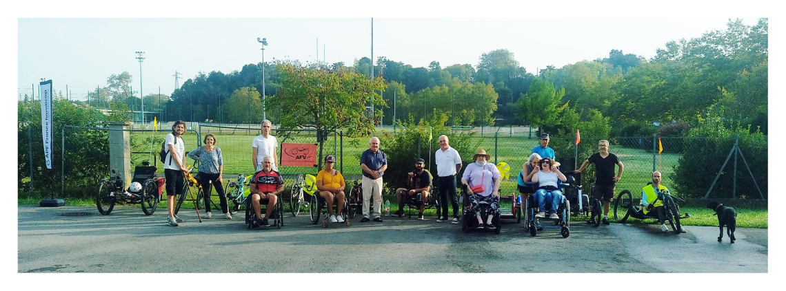 Team Handiplage en handbikes